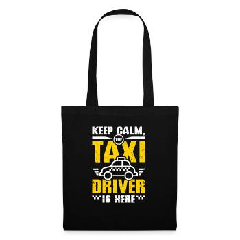 Keeo calm the taxi driver is here - Tote Bag - black - Front