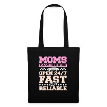 Moms taxi service - Tote Bag - black - Front