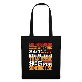Entrepreneurs Business Lifestyle Cadeaux I - Sac en tissu - noir - Devant