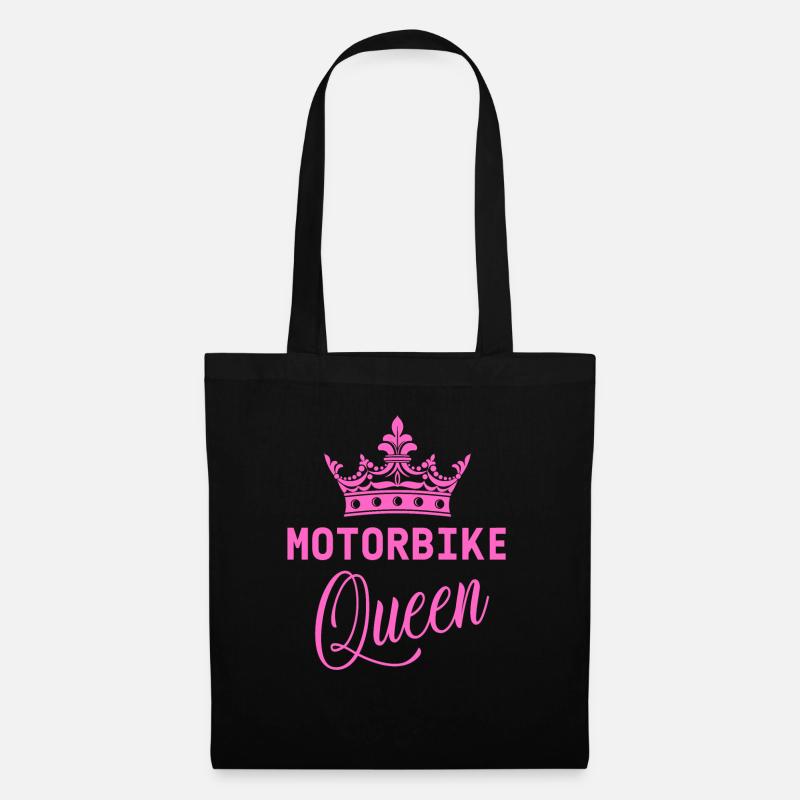 Motorrad Bike Queen | - Stoffbeutel - Schwarz