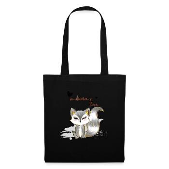 Sweet Dear Fashionable Autumn -Foxes are waiting for 2022 - Tote Bag - black - Front