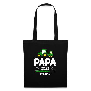 Papa 2023 Chargement - Sac en tissu - noir - Devant