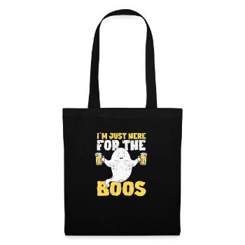 Je suis juste là pour le fantôme d’Halloween Boos - Sac en tissu - noir - Devant