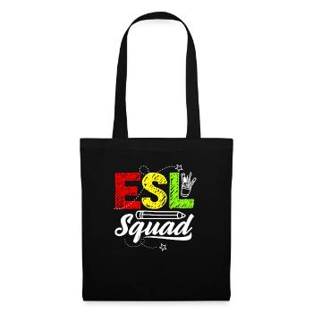 ESL Teacher Linguist Multilingual Teaching ESL - Tote Bag - black - Front