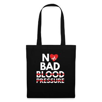 No Bad Blood Pressure - Tote Bag - black - Front