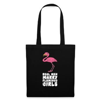 Funny flamingo graphics - Tote Bag - black - Front