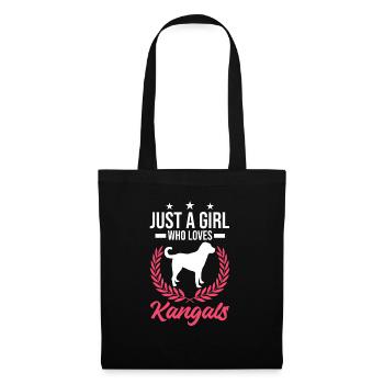 Kangal Girl Anatolian Shepherd Dog - Tote Bag - black - Front