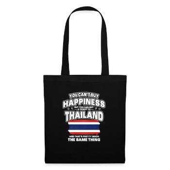 Thaïlande - Sac en tissu - noir - Devant