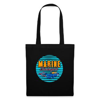 Retro Marine Biologist Awesome Designs Present - Tote Bag - black - Front