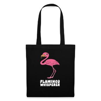 Funny flamingo graphics - Tote Bag - black - Front