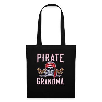 Pirate Grandma Grandmother Granny Pirate Lover - Tote Bag - black - Front
