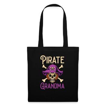 Pirate Grandma Grandmother Granny Pirate Lover - Tote Bag - black - Front