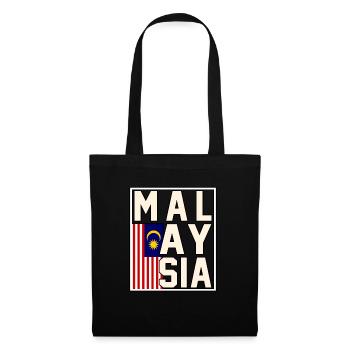 Malaisie - Sac en tissu - noir - Devant