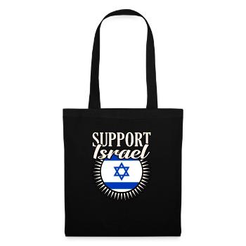 Israël - Sac en tissu - noir - Devant