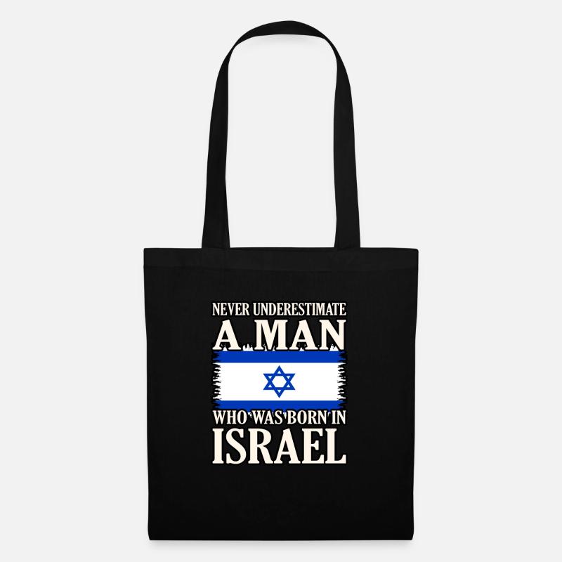 Israel - Stoffbeutel - Schwarz