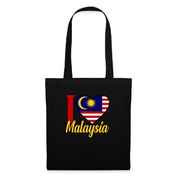 Malaisie - Sac en tissu - noir - Devant