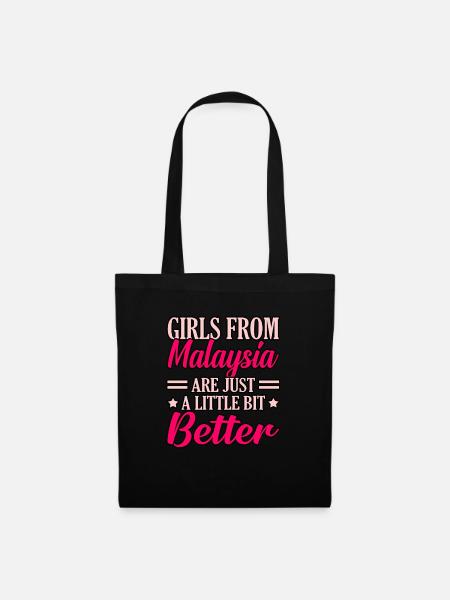 Malaysia - Stoffbeutel - Schwarz