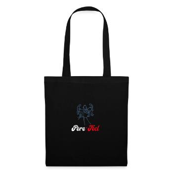 Pére Fect - Sac en tissu - noir - Devant