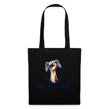 Vintage Be Gamer Awesome T-Shirt For Gamers - Tote Bag - black - Front