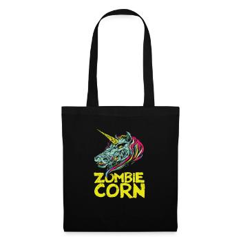 Zombiecorn Zombie Unicorn Lover Halloween Animal - Sac en tissu - noir - Devant