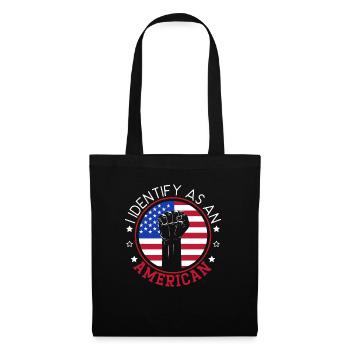 I Identify As An American USA Constitution Day - Tote Bag - black - Front