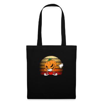 Halloween Dabbing Creepy Pumpkin Jack O Lantern - Tote Bag - black - Front