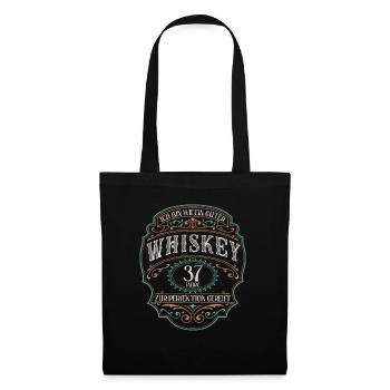37 Jahre Ich bin wie guter Whisky 37. Geburtstag - Stoffbeutel - Schwarz - Vorne