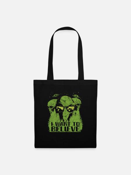 Alien - Stoffbeutel - Schwarz