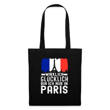 France Flag France Paris Marseille French - Tote Bag - black - Front