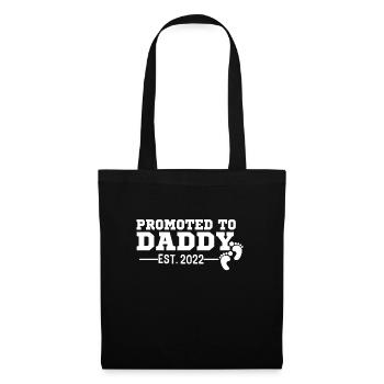 Promu papa au nouveau père de 2022, qui - Sac en tissu - noir - Devant