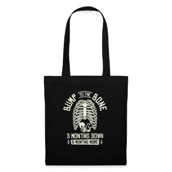 Pregnancy Halloween Bump To The Bone Maternity - Tote Bag - black - Front