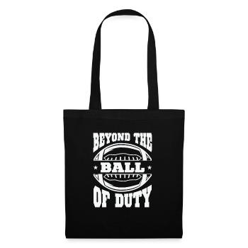 Football Beyond The Of Duty Sports Football Player - Tote Bag - black - Front