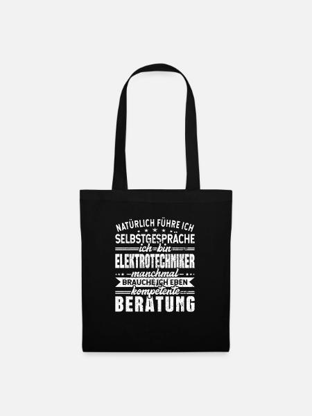Elektrotechniker - Stoffbeutel - Schwarz