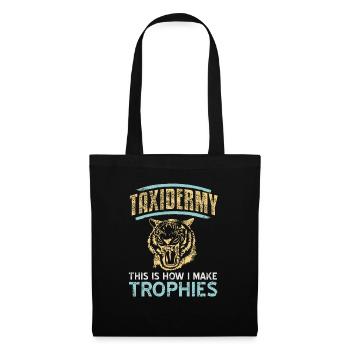 Taxidermie C’est comme ça que je fais des trophées vintage - Sac en tissu - noir - Devant