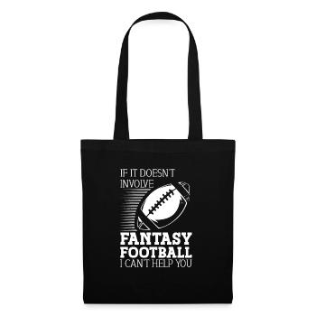Fantasy Football Involve Sports Football Player - Tote Bag - black - Front