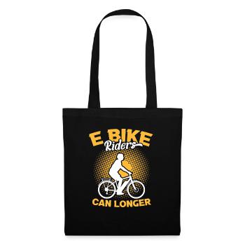 Batterie de vélo électrique Batterie Vélo E-Bike - Sac en tissu - noir - Devant