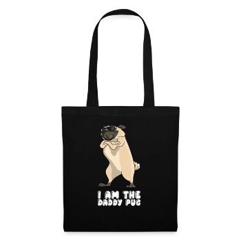 I Am The Daddy Pug - Tote Bag - black - Front