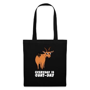 Every day is Goat Day - Tote Bag - black - Front