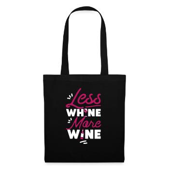 Sommelier Wine Drinking Tasting - Tote Bag - black - Front