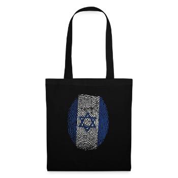 Israël Empreinte GÉNÉTIQUE Pays juif Israélite - Sac en tissu - noir - Devant