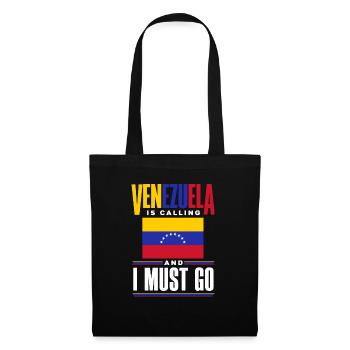 Venezuela Venezuela Venezuela Drapeau Venezuela Est - Sac en tissu - noir - Devant