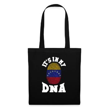 Its In My DNA Venezuela Venezuelan Venezuela Flag - Stoffbeutel - Schwarz - Vorne