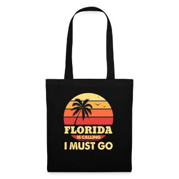 Florida Is Calling I Must Go - Tote Bag - black - Front