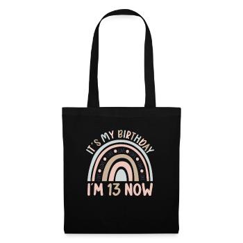 13 years old Rainbow Rainbow 13th birthday - Tote Bag - black - Front
