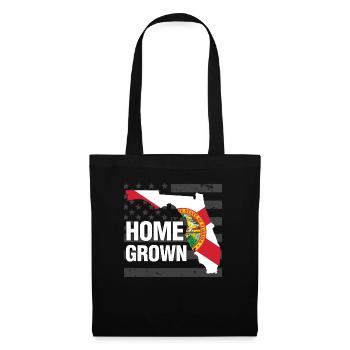 Florida Homegrown American Flag - Tote Bag - black - Front