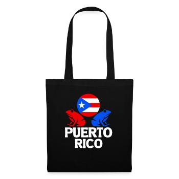 National Animal Puerto Rico Puerto Rican Boricua - Tote Bag - black - Front