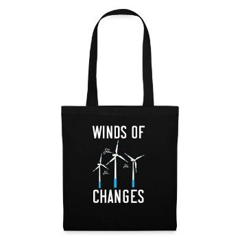 Winds Of Change Renewable Energy Windtech Windmill - Tote Bag - black - Front