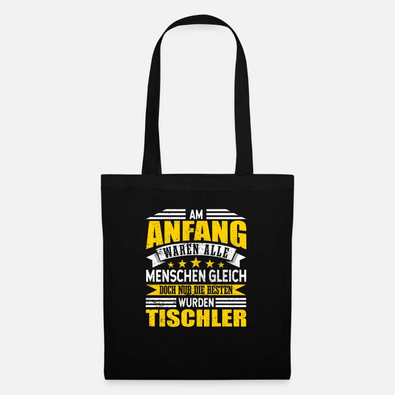 Tischler - Stoffbeutel - Schwarz