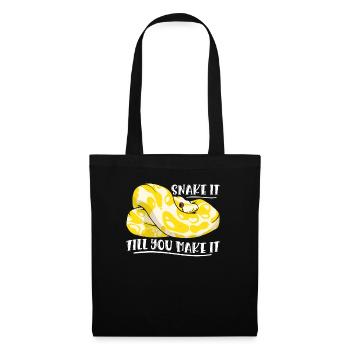 Banana Ball Python Snake It Till You Make It - Tote Bag - black - Front