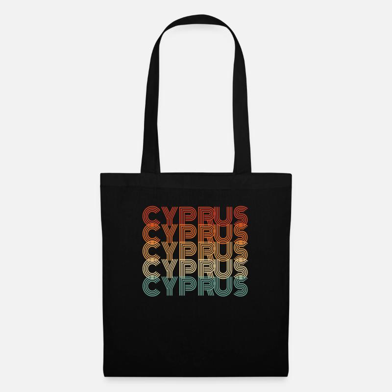 Chypre - Sac en tissu - noir